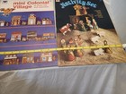 2 Whitman Press Out Books Colonial Village 1975 Nativity 1973 New Punch Out Toys