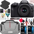Canon Eos R100 Mirrorless Camera   Rf-s 18-45mm Is Stm Lens Kit Essential Bundle
