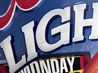 Vintage 1997 Coors Light Monday Night Football Tin Sign 
