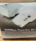 Trendnet 200mbps Powerline Av Adapter Kit Tpl-303e2k New Sealed