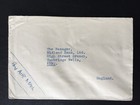 Hong Kong 1947 15c X 6  block    10c On Cover To Kent