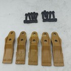 132-4720 Bucket Teeth For Caterpillar Aftermarket Uniteeth With Bolts   Nuts 5pk