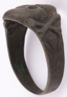 Ring Skull Bones Ww2 Gothic Ww1 Death Head Wwi Skeleton Wwii Biker Goth Punk Art