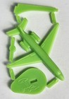 1962 Vintage Snap Together Premium Cracker Jack Prize Jet Liner On A Pedestal