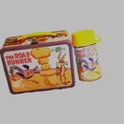 Vintage -the Road  Runner 1973 Metal Lunchbox rare Metal Thermos
