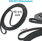 341241 Dryer Belt Compatible With Whirlpool Kenmore Amana Maytag Roper Replaceme