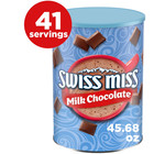 Swiss Miss Milk Chocolate Flavored Hot Cocoa Mix  45 68 Oz  Canister