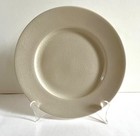 Jars France Tourron Crackle  Luncheon Plate Vintage 8 1 2  Off White Made France