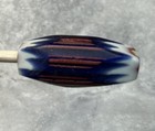 Venetian Chevron Trade Bead Rare Blue red 4 Layer W Red Stripes 