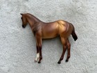 Cute Peter Stone Horse    acorn    Matte Chestnut Sorrel Weanling E-horse Sr