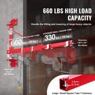 Electric Hoist Support Arm Swinging Holder Scaffold Pole 660 Lbs Max Load