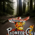 Vintage Pioneer Club Porcelain Sign topper Las Vegas Nv Casino Gambling Gas Oil