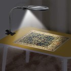 Magnifier Led Lamp Magnifying Glass Desk Table Light Reading Lamp With Clamp New