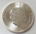 2017 Silver Niue  2 African Lion 1oz 999 Fine Coin