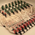 Vera Neumann Placemats Christmas Penguins Mcm Mid Century Vinyl Set Of 4