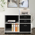 Wood File Cabinet Mobile Lateral Storage 3 4 5 Drawer Home Office Printer Stand