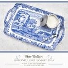 Spode Blue Italian Collection Large Serving Tray      19 25  X 11 5   Melamine