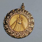 National Shrine Of Our Lady Of Consolation Carey Ohio Gold Tone Medal Germany