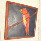 Arts   Crafts Antique Fireplace Tile Art Nouveau Art Pottery Cardinal 6x6 Tile  
