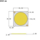 High Cri 97 High Power Cob Led Daylight White 5600k 52-56v 3 7a 200w 23000lm