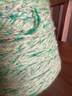 Semi-soft Green Blend Cone Peruvian Alpaca merino nylon Yarn  5weight 2lbs 2oz