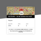 No Me Quiero Ir De Aqu   - Bad Bunny Concert Tickets - August 3 2025  San Juan Pr