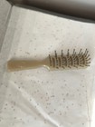 Vtg Goody Hair Brush Vented Travel Small Compact Taupe 6  Plastic Usa