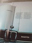 Bmw 518 520 520i 525 528 Brochure - Classic Car  Rwd 1970 s Photos Fold Out Etc