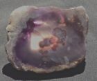 Amethyst With Agate Orbs Amazing Fine  crystal Slab 1 7 Oz Or 50 Grams 