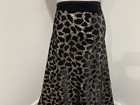 Black Gold  Stretch Velvet Sequins Embroidery Fabric 60    Width Sold By Yard
