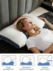 2 Pcs Ergonomic Neck Pillow Help Massage Soft Adjustable Sleeping 100  Upgrade
