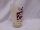 Vintage Schlitz Beer Glass Milwaukee Famous 5 1 4  Tall Double Side Logo Usa
