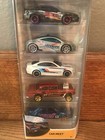 Nib Mattel Hot Wheels Set Of Five  car Meet  Cars 2017