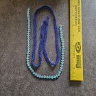 Old Historic Native American Trade Turquoise Seed Bead Chokers