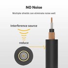 Donner 6 Pcs Noiseless 6 In Instrument Cable Effects Pedal Lead 1 4  Right Angle