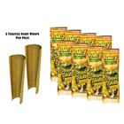 Juicy Hemp Wraps- 8 Pack- Pineapple Shake- Gluegar Og 3ml  Glass   Wood Tips