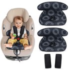 Car Seat Protector For Potty Training - 2 Pack - Dry Waterproof - Black