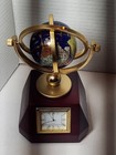 Rotating World Globe Desk-top Clock