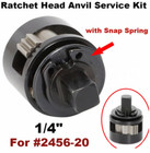 Oem 1 4  Ratchet Head Anvil Service Kit 42-06-1006 For Milwaukee 2456-20 M12