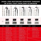 338pc Thread Repair Kit  Hss Drill Helicoil Repair Kit Sae metric