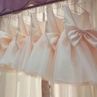 Backless Cute Kid Princess Dress Sleeveless Pearls Party Dress Flower Tutu Gown