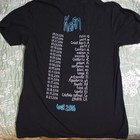 Vintage Korn Tour 2016 Black Graphic T-shirt Size M Concert Dates Back Print
