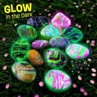 2 In 1 Rock Painting Art Kit - Glow In The Dark Pouring Rock Kit 