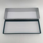 Christofle Paris Blue Cardboard Gift Box 7 75  X 3 X 1 75 Lot 7 Boxes Total
