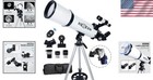Telescope 80mm Aperture 600mm - Astronomical Portable Refracting Telescope Fully