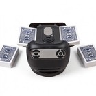 Automatic Card Shuffler   Dealer  2 In 1 360   Rotate Card Shuffle deal Black