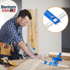 Woodworking Ruler  Cabinet Hardware Jig Mounting Template Drill Guide Sleeve Dra