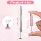 3 Pcs Piercing Ball Grabber Tool Kit  Stainless Steel Flat Back Earrings Applica