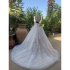 Alfred Angelo Size 10 Wedding Dress 2508 Nwt Ball Gown Champagne Ivory Low Back