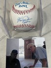 Bob Feller Hof 61 Signed Baseball Autographed With Ferguson Jenkins With Picture